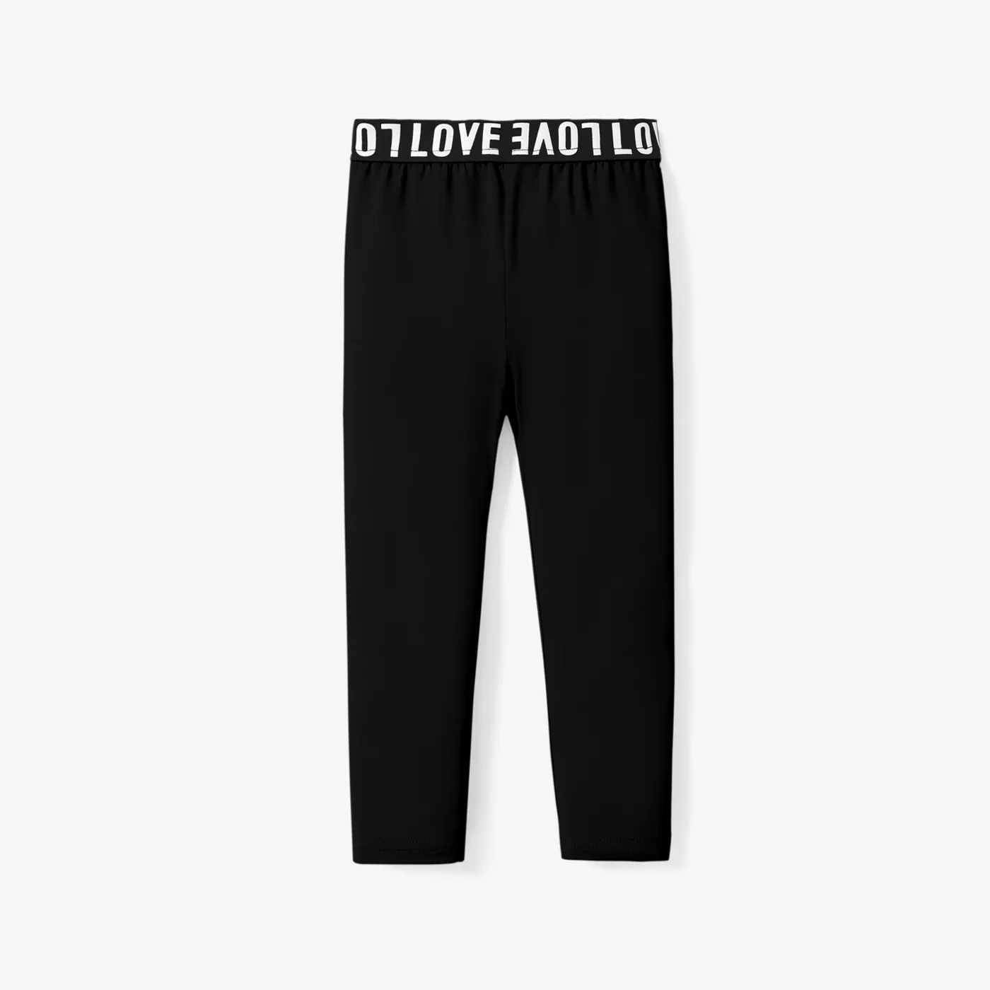 Toddler Girl Letter Print Elasticized Leggings  image 2