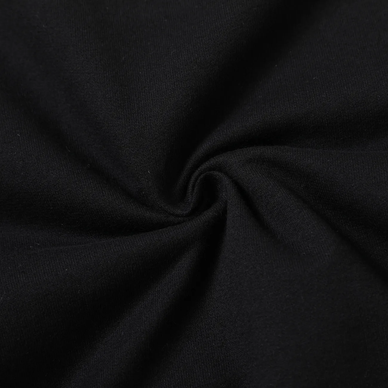 Bébé Unisexe Décontracté Manches longues Sweat-shirt Noir big image 1