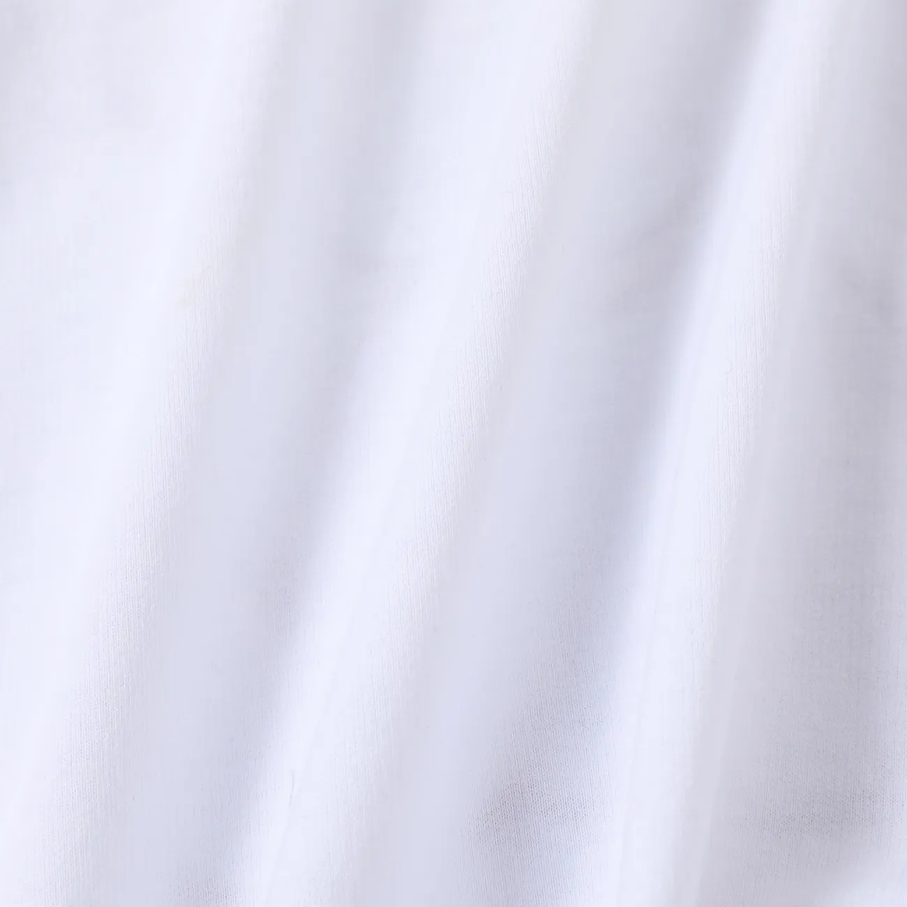 2 قطع طفل صبي / فتاة طويلة الأكمام منقوشة طباعة الدب مطرزة قميص من النوع الثقيل و sweatpants مجموعة أوف وايت big image 1