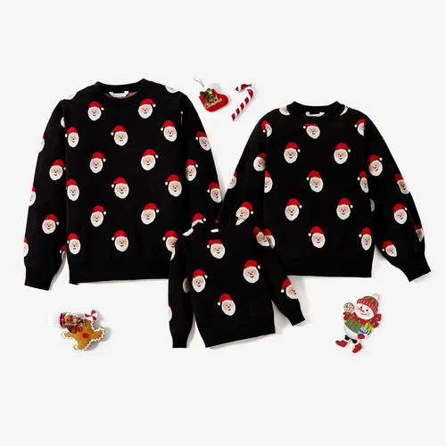Look per tutta la famiglia Natale Manica lunga Coordinati per tutta la famiglia Pezzi sopra