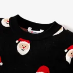 Christmas Family Matching Childlike Santa All-over Print Long-sleeve Knit Sweater Tops  image 6