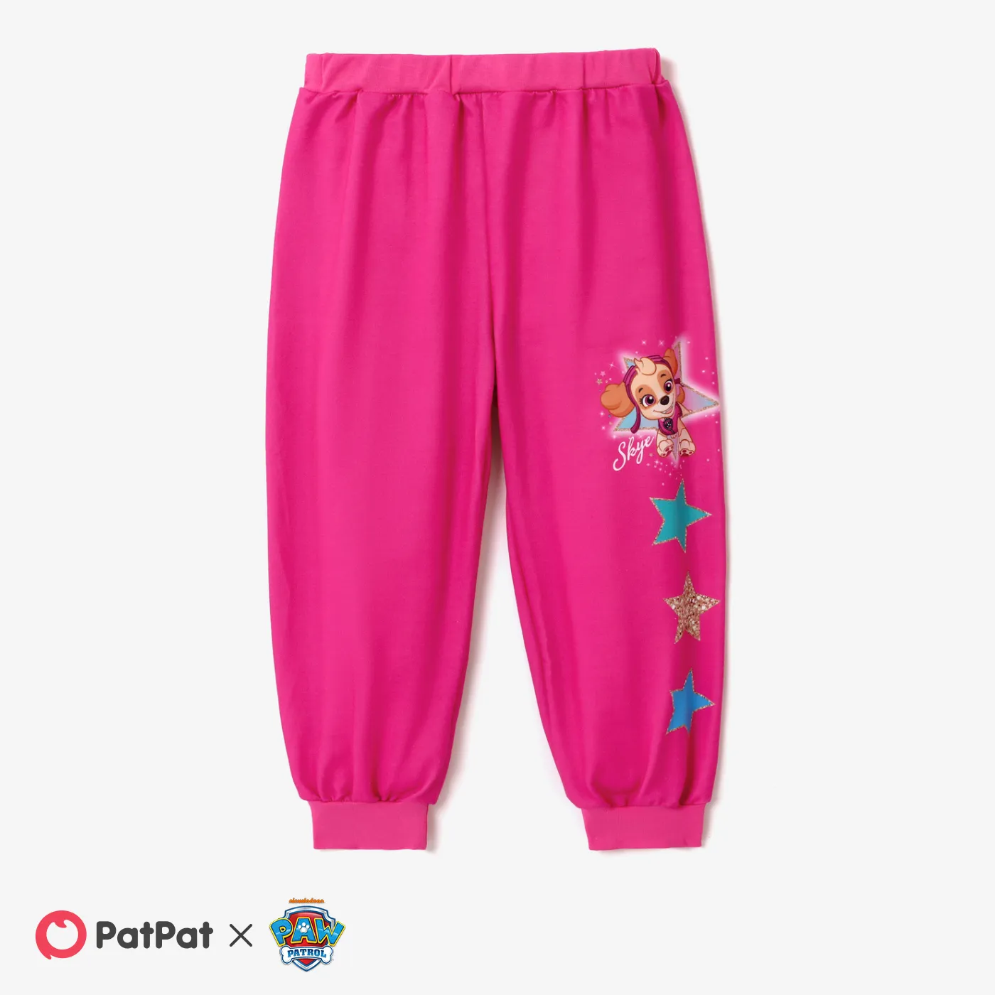 PAW Patrol Toddler Menina Charcter Print Calças Rosa Quente