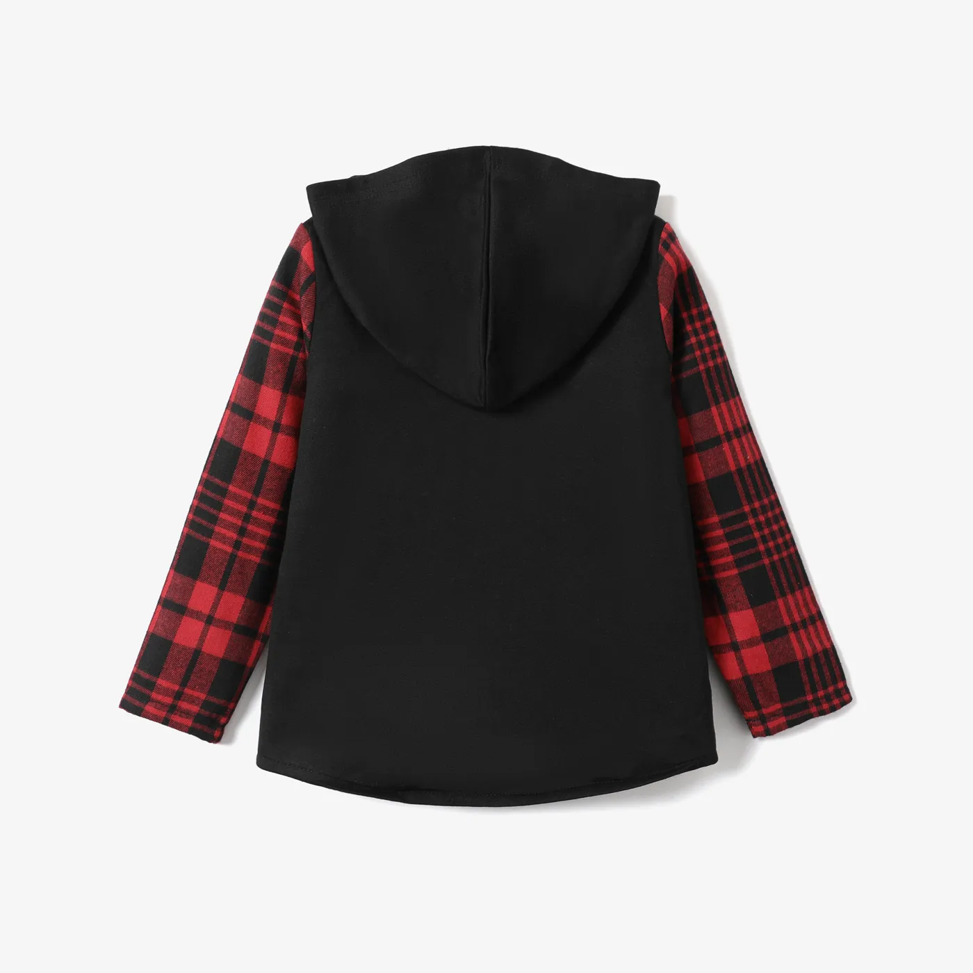 Criança Menino Quadrados Blusões e casacos vermelho preto image 2