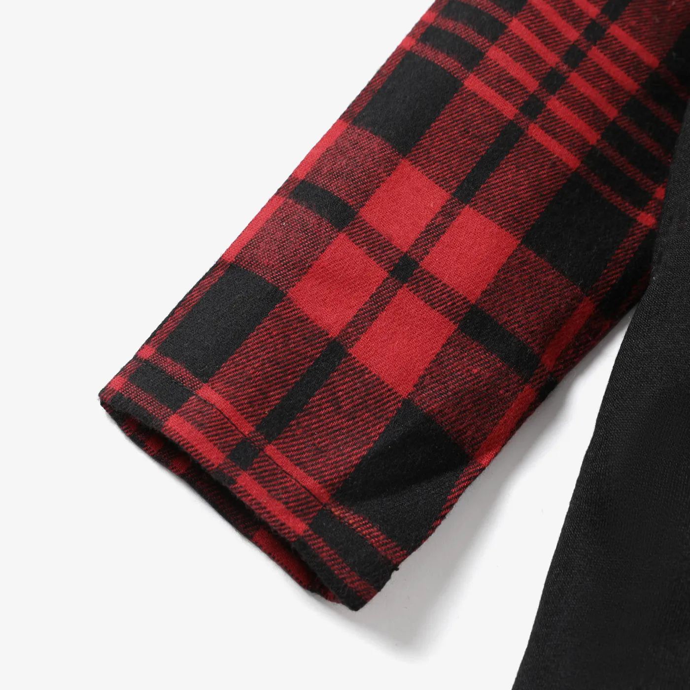 Criança Menino Quadrados Blusões e casacos vermelho preto image 3