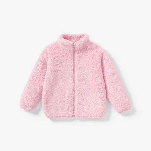 Toddler Boy/Girl Fashionable Solid Color Zipper Design Jacket/Coat