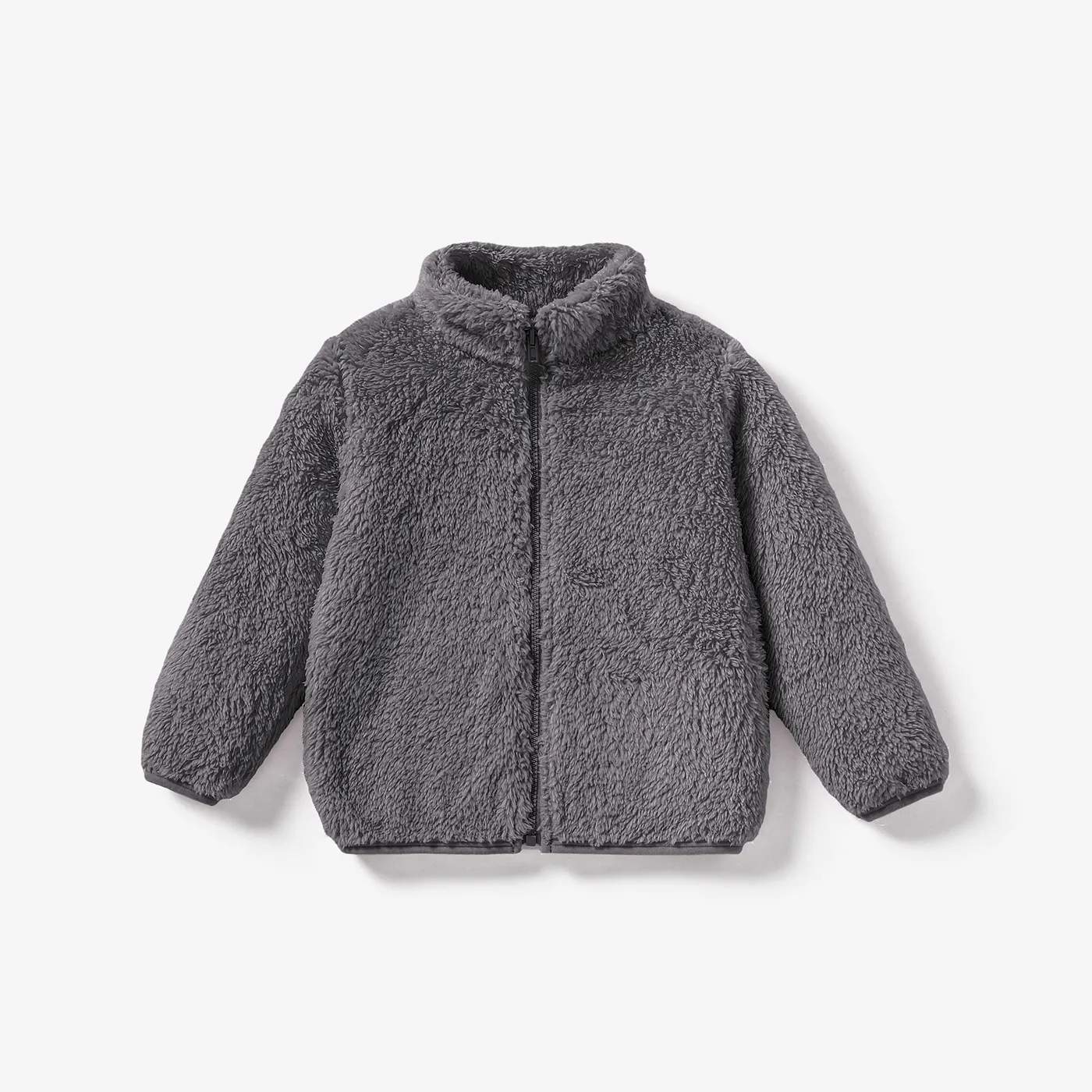 Kleinkinder Unisex Reißverschluss Lässig Mäntel/Jacken grau