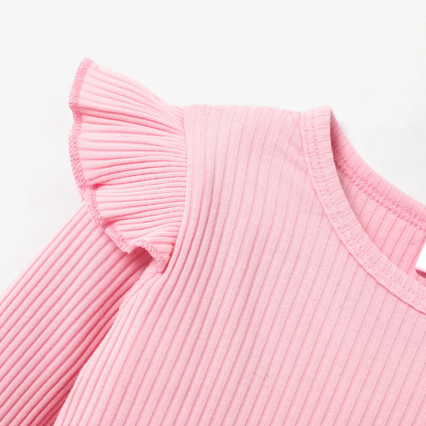 Toddler Girl Faux-two Bowknot Design Plaid Long-sleeve Dress Pink image 3