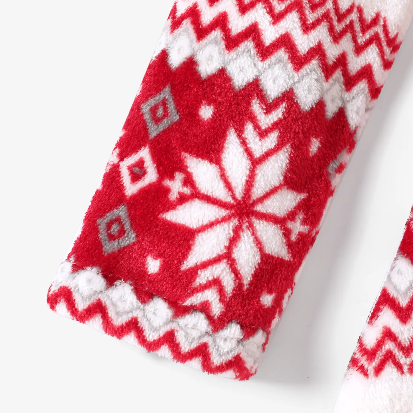 Toddler Girl Sweet Christmas Long Sleeve Dress  Red image 4