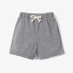 Toddler Girl/Boy Basic Solid Shorts Grey