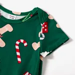 Christmas Family Matching Theme Print Short-sleeve Pajamas Sets(Flame resistant)  image 4