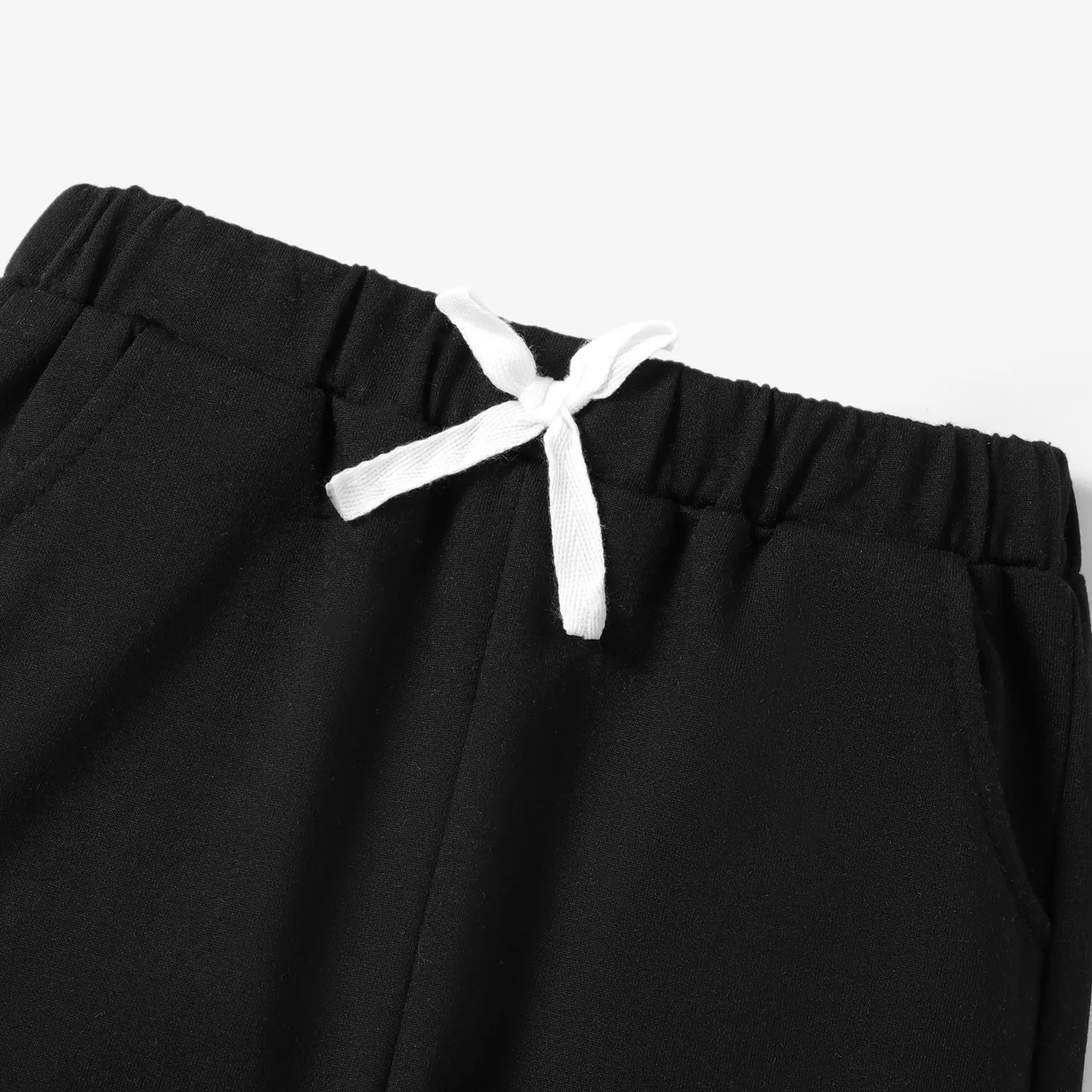 Toddler Boy Solid Color Casual Pants with Patch Pocket  image 2