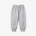 Baby Boy/Girl Solid Elasticized Waist Sweatpants Joggers Pants Grey