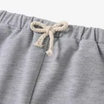 Baby Boy/Girl Solid Elasticized Waist Sweatpants Joggers Pants Grey image 3