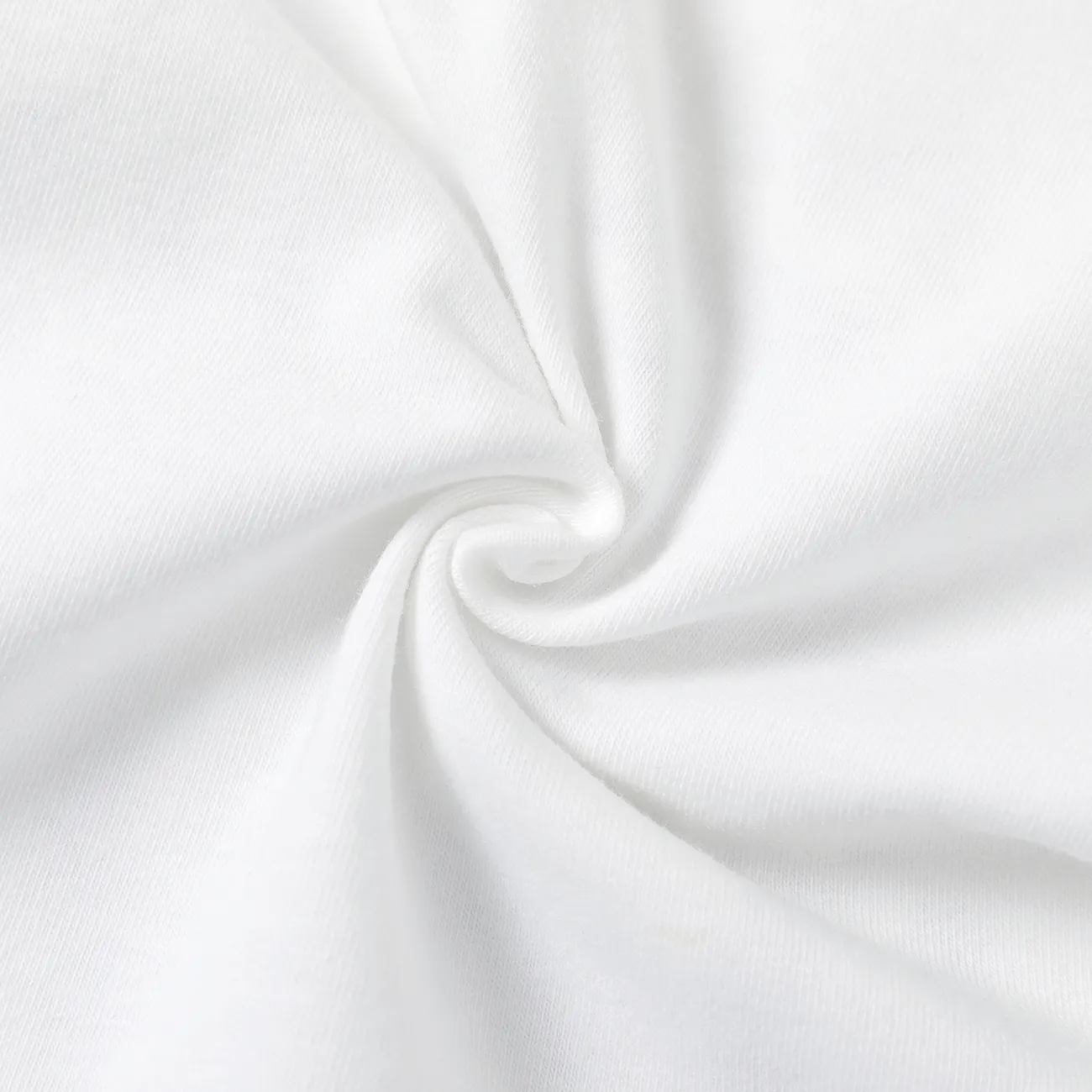 Festa del papà Neonato Unisex Essenziale Manica corta Maglietta Bianco Crema big image 1