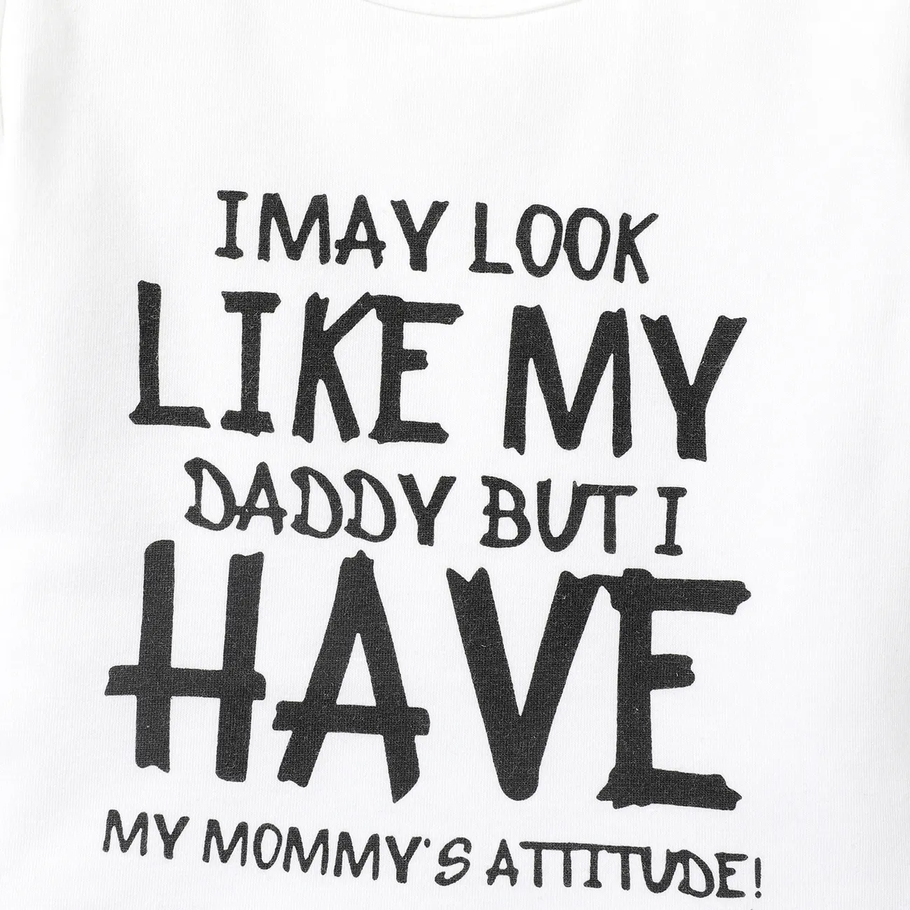 Vatertag Baby Unisex Basics Kurzärmelig T-Shirts Cremeweiß big image 1