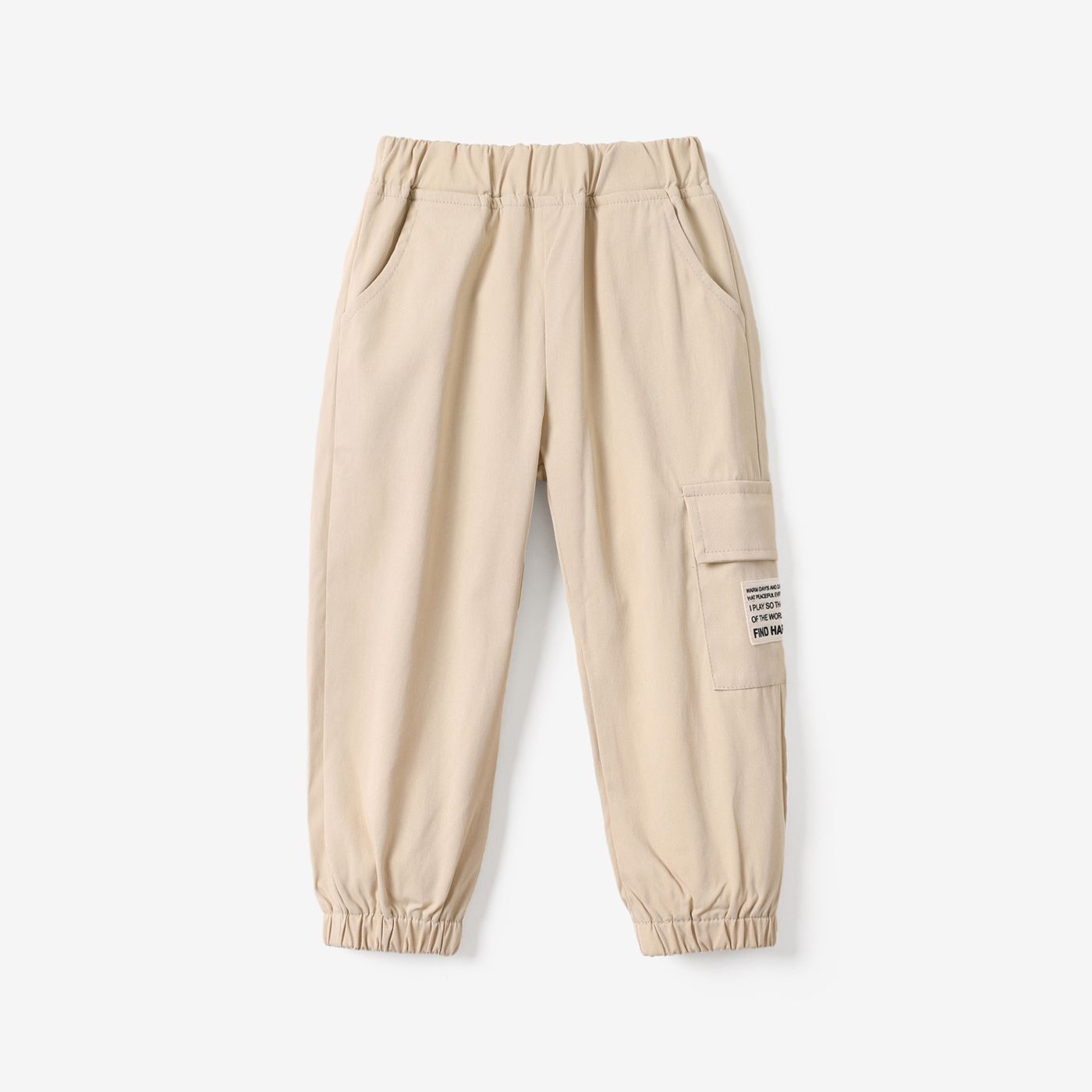 Toddler Boy Casual Pocket Design Elasticized Pants