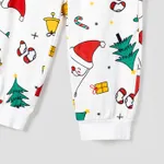 Christmas Family Matching Colorful Festival Theme Print Long Sleeve Pajamas Sets(Flame resistant)  image 6