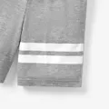 2-piece Kid Boy Striped Short-sleeve Tee and Elasticized Shorts Casual Set  image 4
