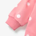 2pcs Baby All Over Polka Dots Long-sleeve Pullover and Trousers Set  image 3