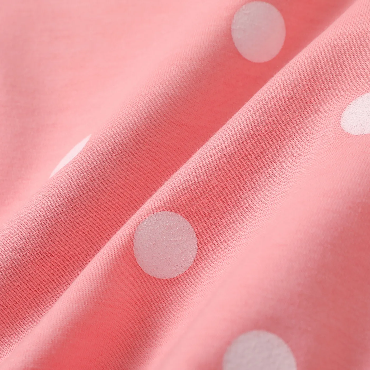 2pcs Baby All Over Polka Dots Long-sleeve Pullover and Trousers Set  image 4