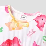 Baby Girl Dinosaur Animal-pattern Long-sleeved Dress  image 4