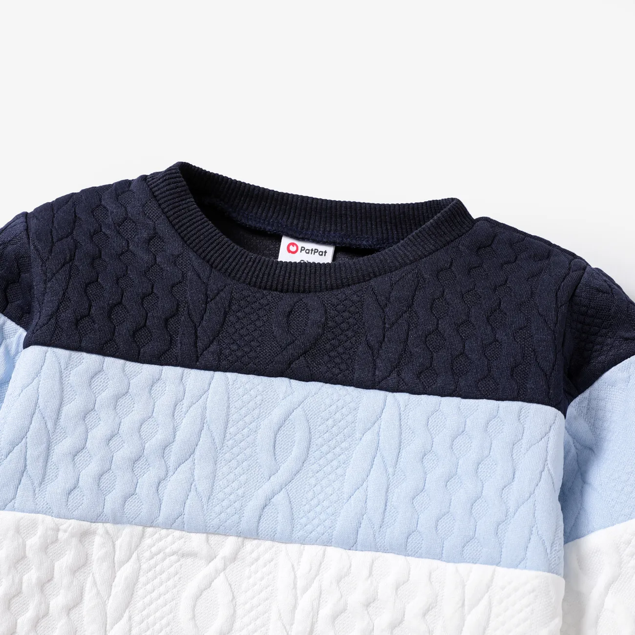 2 Stück Kleinkinder Jungen Avantgardistisch Sweatshirt-Sets blau big image 1