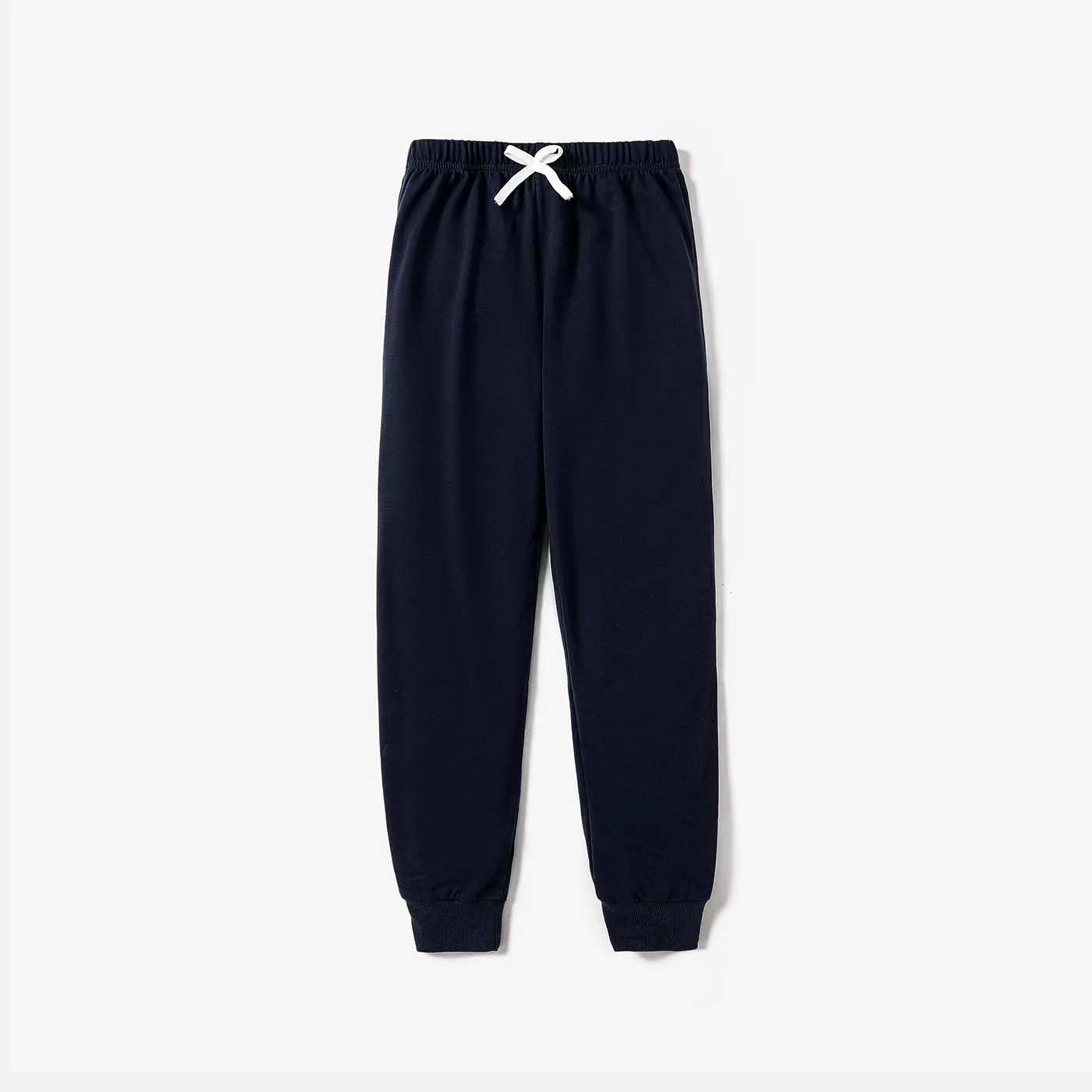 Kid Boy/Kid Girl Solid Color Elasticized Pants royalblue