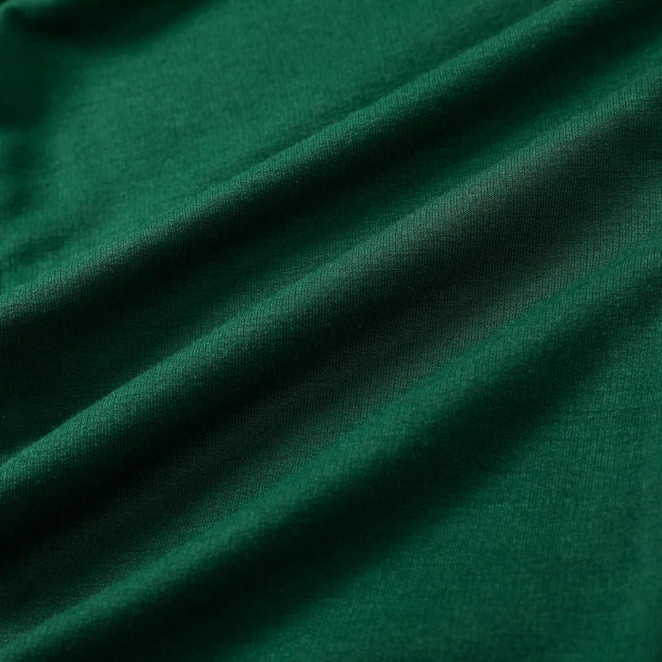 calça elástica de cor sólida menino/menina Exército Verde big image 1