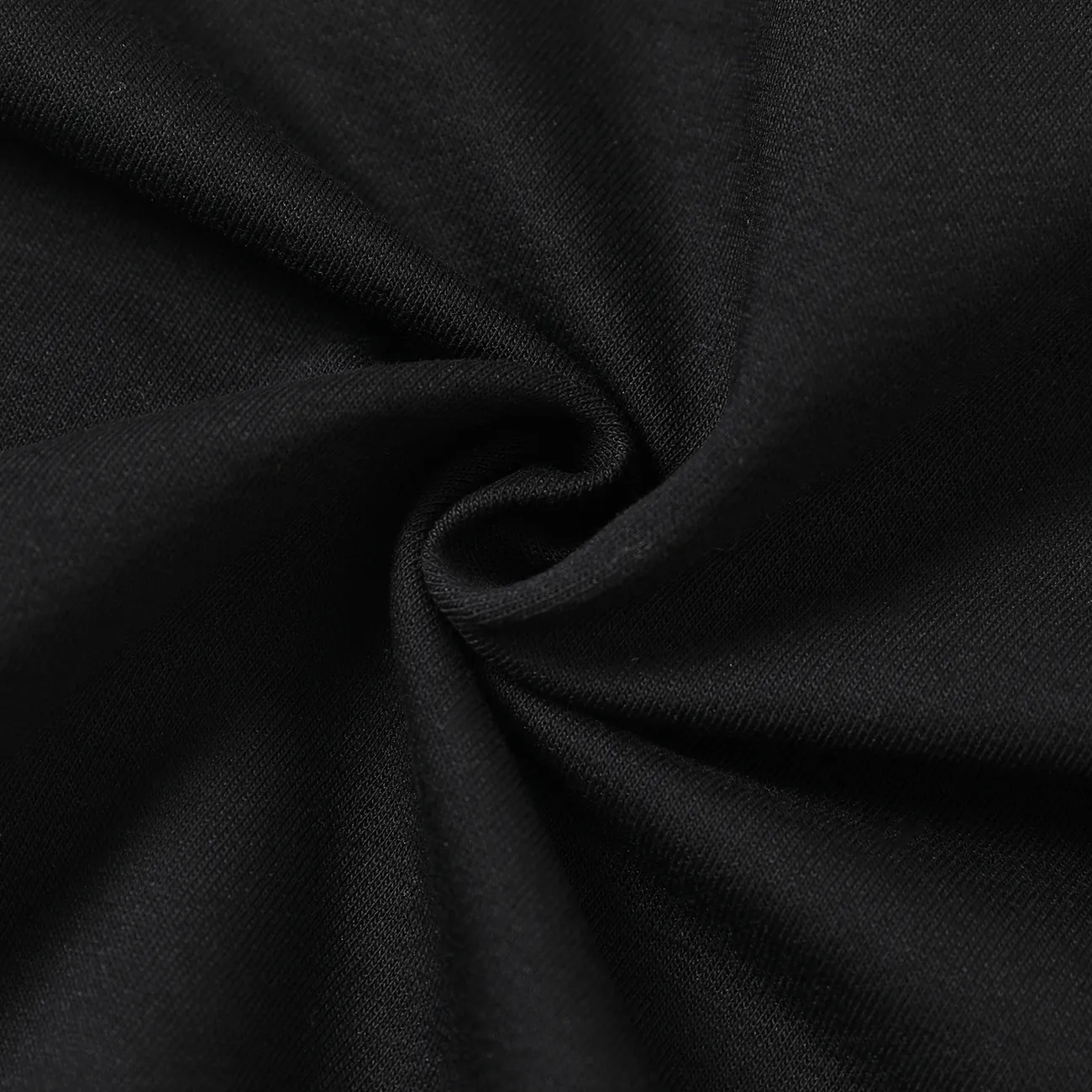 2 Stück Kleinkinder Jungen Löcher Avantgardistisch Sweatshirt-Sets schwarz big image 1
