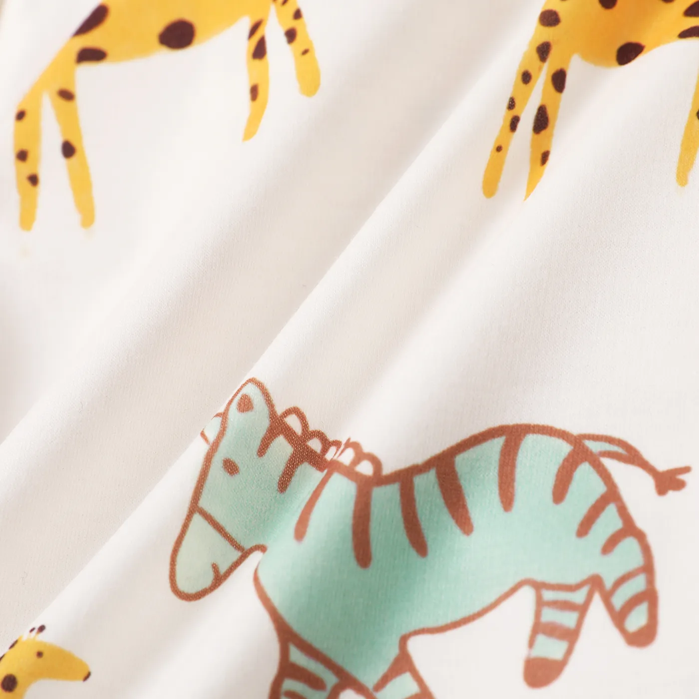 2pcs Baby Boy Allover Dinosaur Print Long-sleeve Sweatshirt & Solid Pants Set LightArmyGreen image 5