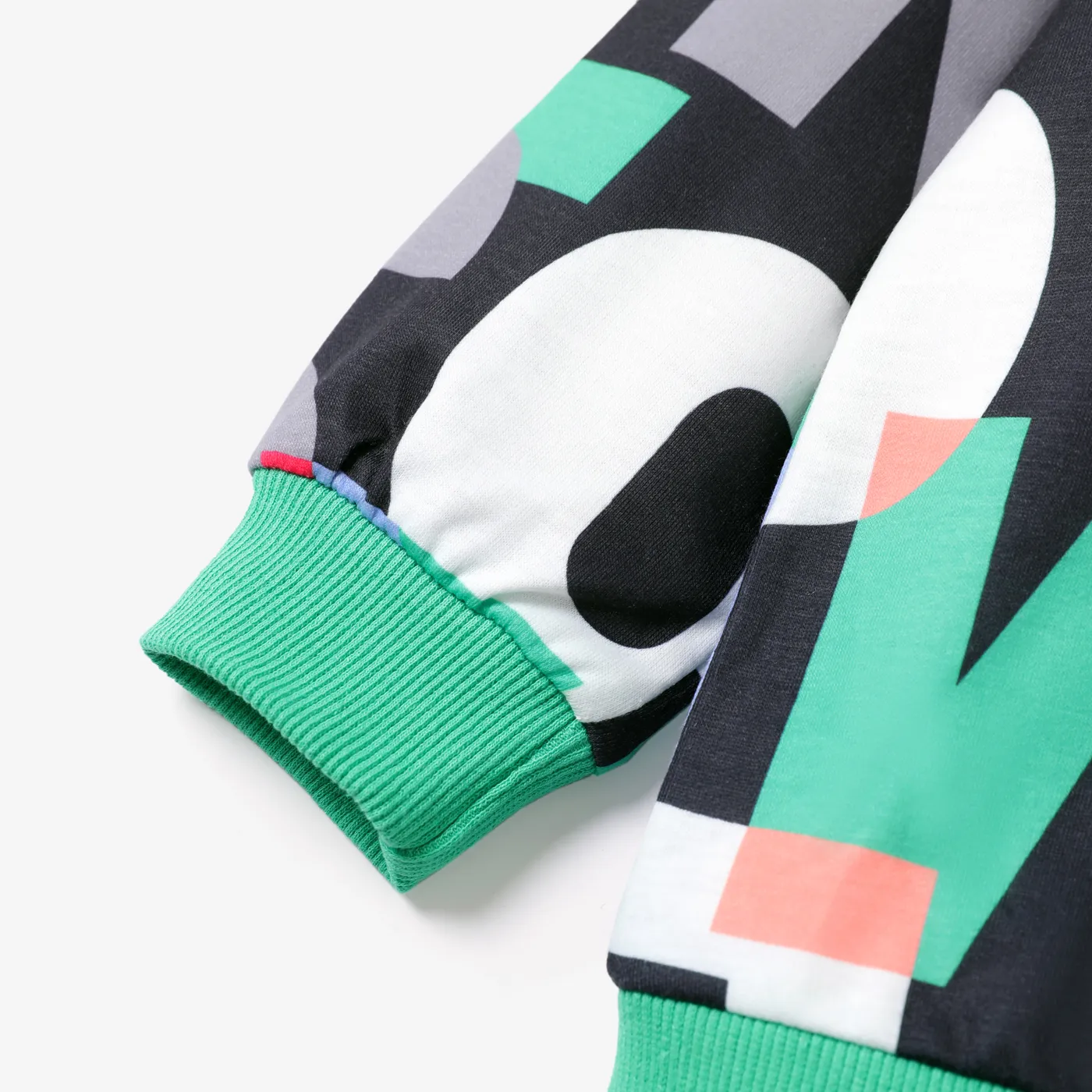 2-piece Toddler Boy Letter Print Pullover Sweatshirt and Pants Casual Set  image 3