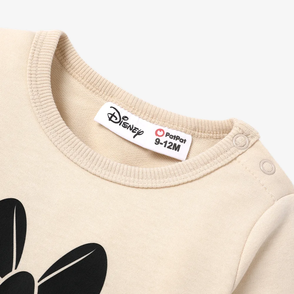 Disney Mickey and Friends Mommy and Me Character Leopard Print Long-sleeve Sweatshirt   big image 3