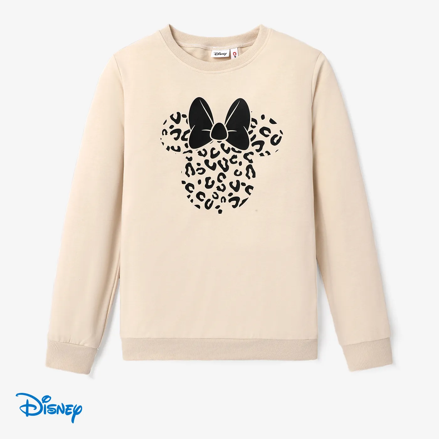 Disney Mickey and Friends Mommy and Me Character Leopard Print Long-sleeve Sweatshirt   big image 10
