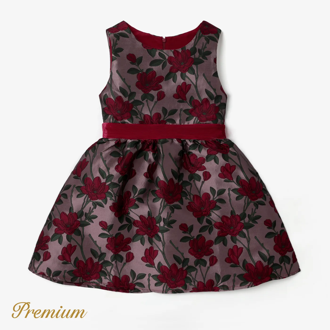Kid Girl Sweet Elegant Flower Dress  big image 1