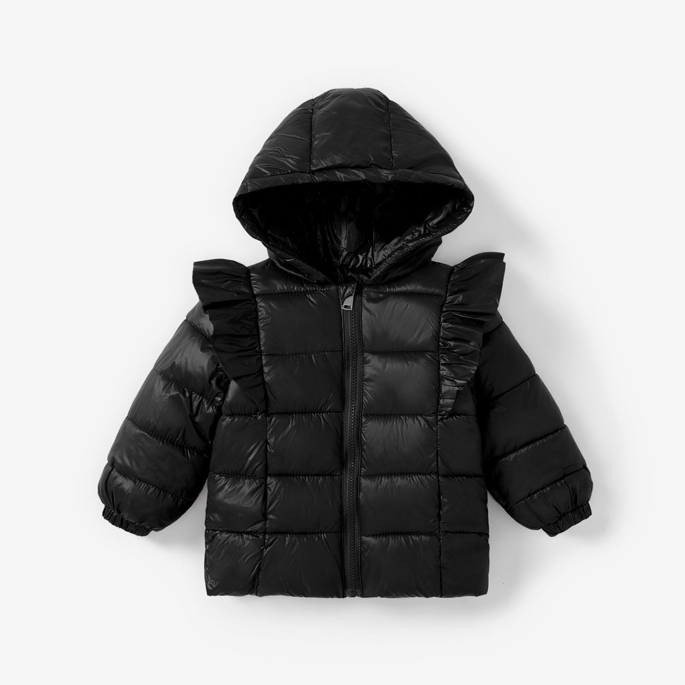 

Toddler Girl Sweet Ruffled Winter Coat