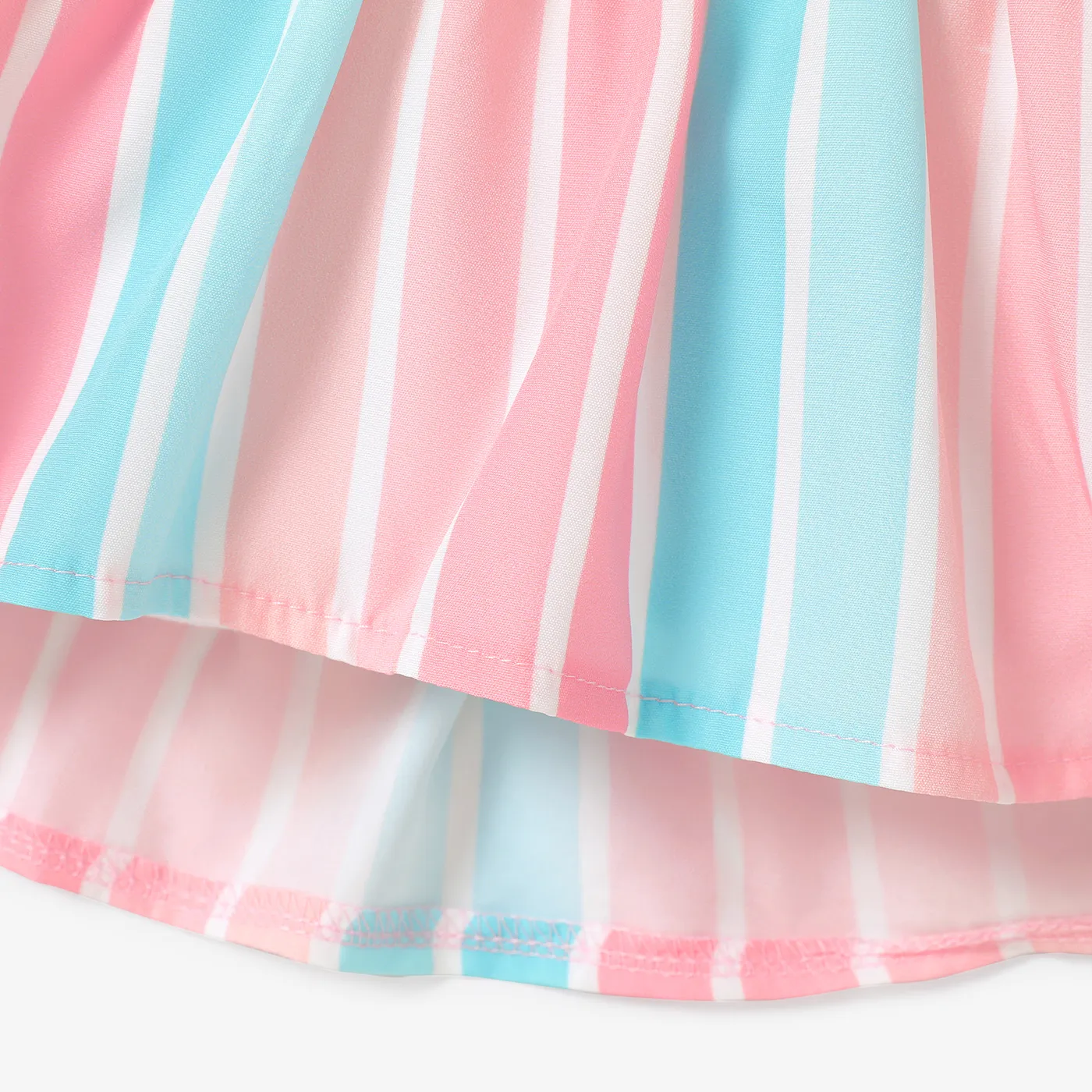 2pcs Baby Girl Sweet Stripe Long Sleeve Set  image 5
