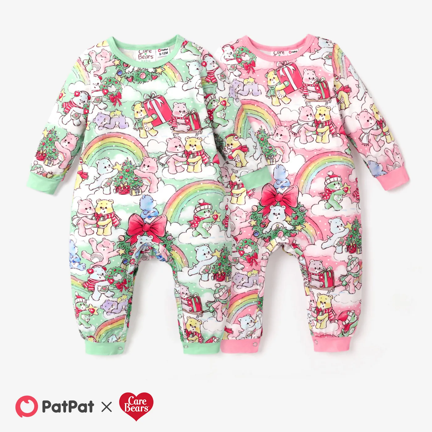 Care Bears Baby Boy/Girl Character & Full Print Casual Jumpsuit 