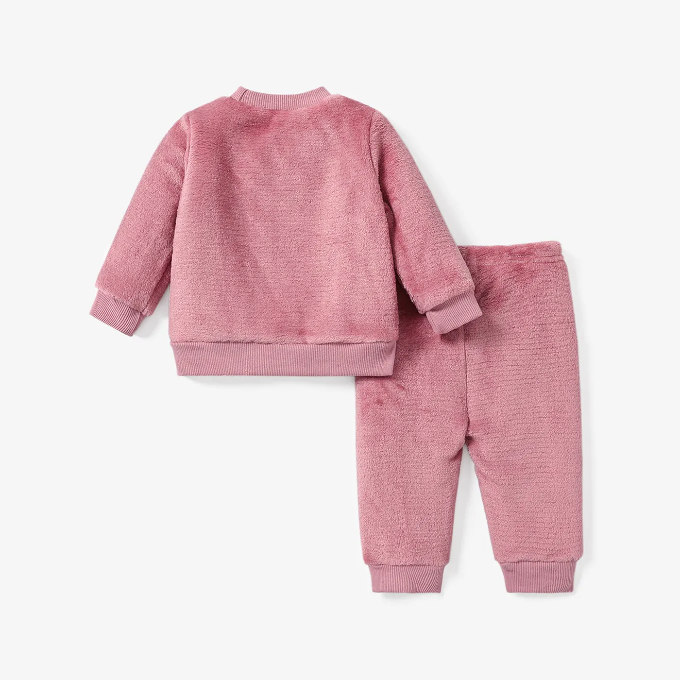  2PCS Baby Girl Sweet Animal Pattern Rabbit  Top/ Pant Set  image 2