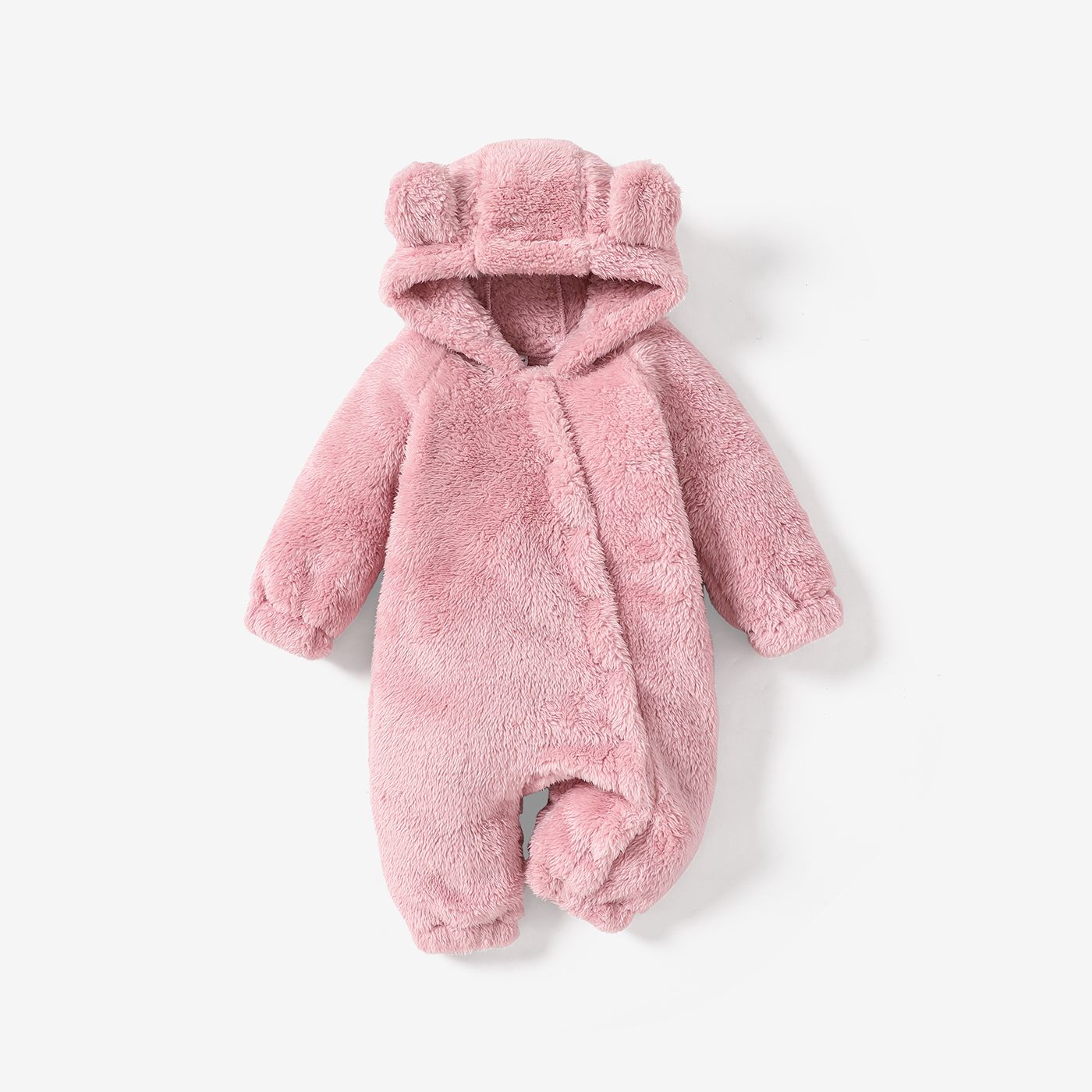 

Baby Boy/Girl Solid Color Hyper-Tactile 3D Thick Jumpsuit