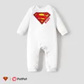 Superman Family Matching Cotton Long-sleeve Graphic Print White Hoodies  image 1