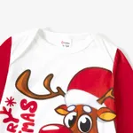 Christmas Family Matching Reindeer & Letters Print Long-sleeve Pajamas Sets(Flame resistant)  image 5