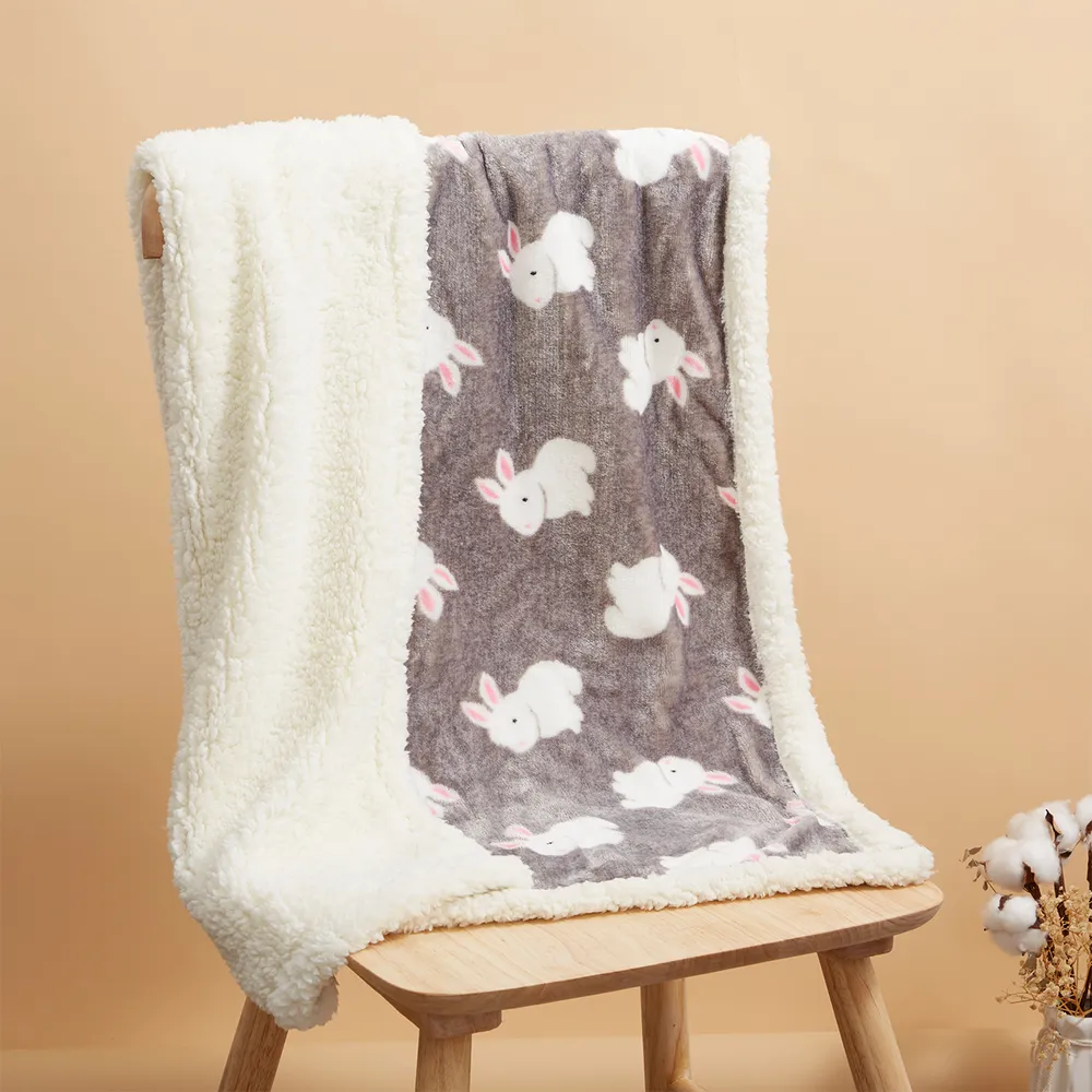 Double-Layer Thickened Baby Blanket for Autumn and Winter big image 3