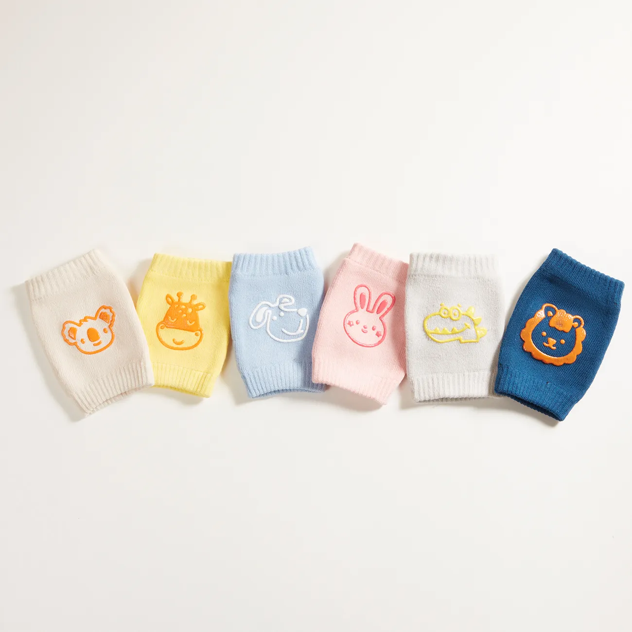 Baby Knee Pads Socks for Crawling and Learning to Walk OffWhite big image 1