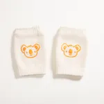 Baby Knee Pads Socks for Crawling and Learning to Walk OffWhite image 2