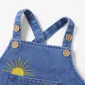 100% Cotton Baby Boy/Girl Embroidered Denim Overalls  image 3