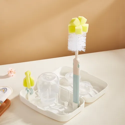 Set di stendibiancheria per bottiglie da viaggio all'aperto portatile con drenaggio