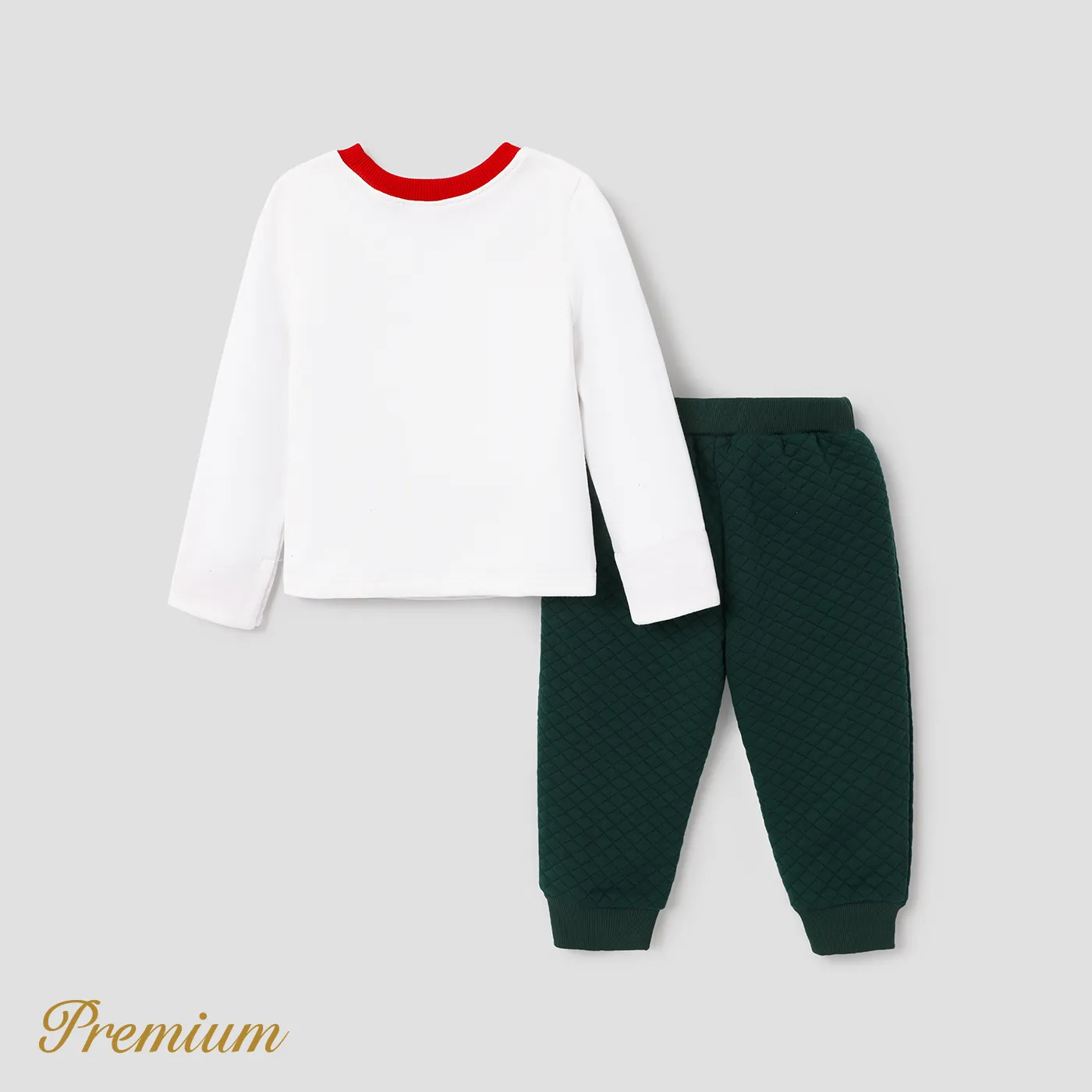 2pcs Baby Girl/Boy Christmas Childlike Style Set  image 3