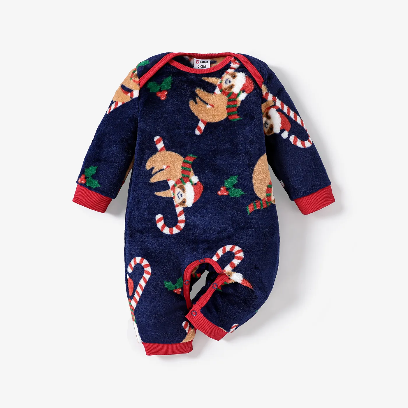 Baby Girl/Boy Childlike Christmas Pattern Jumpsuit