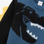 Kid Boy 3D Design Dinosaur Pattern Sweater   image 2