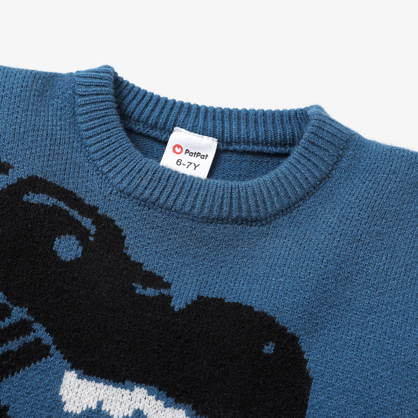 Kid Boy 3D Design Dinosaur Pattern Sweater   image 3